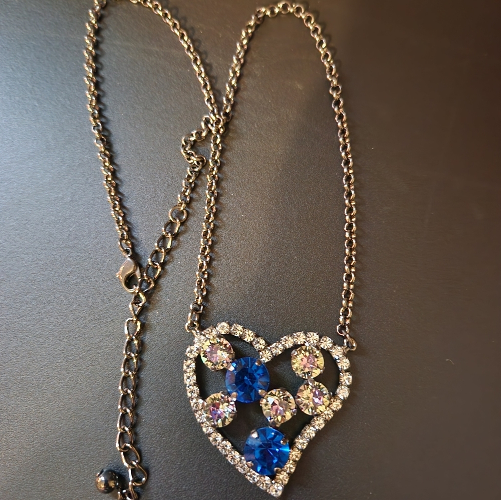 Crystal heart necklace